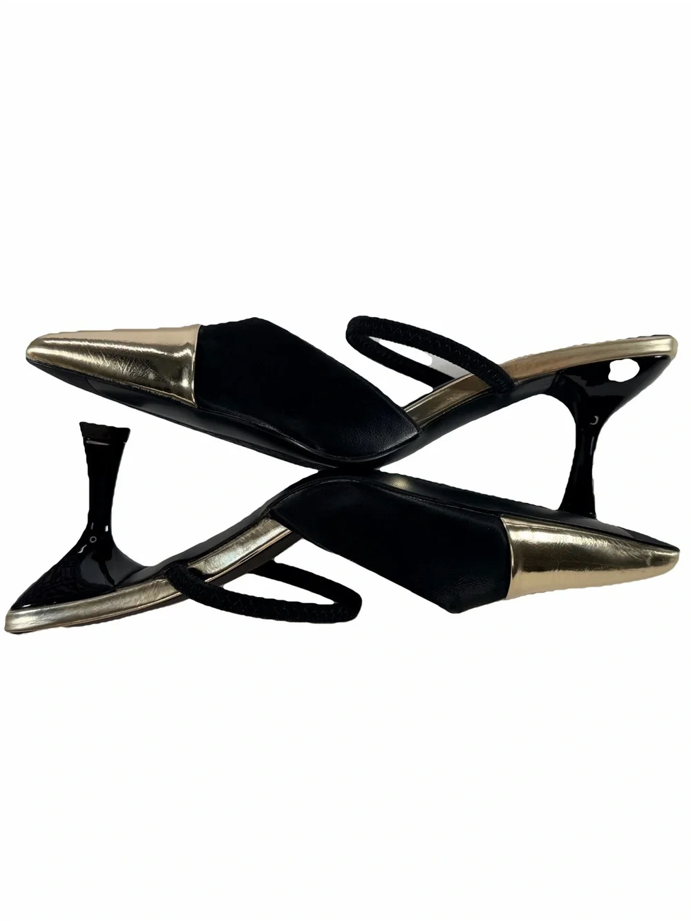 NWT NEWBELLA Pointed Toe Kitten Heel Mules Size 8